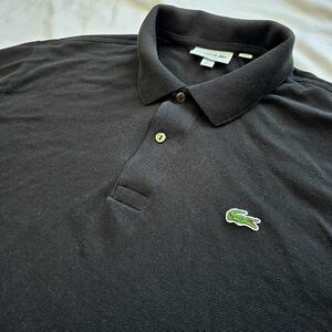 Lacoste Classic Fit Long Sleeve Polo Shirt XXL Black